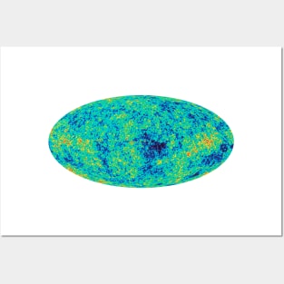 MAP microwave background (R980/0142) Posters and Art